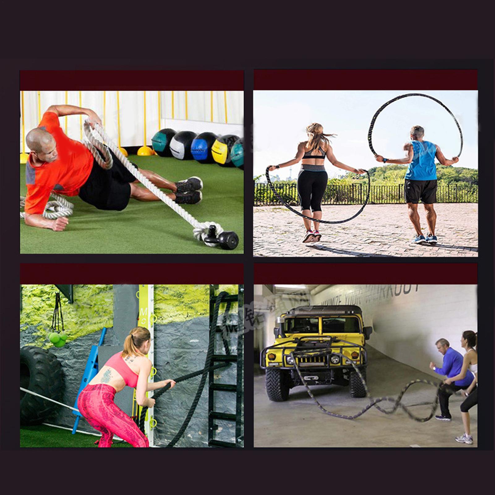 Battle Rope Heavy - Corde à sauter lourde, équipement d'entraînement
