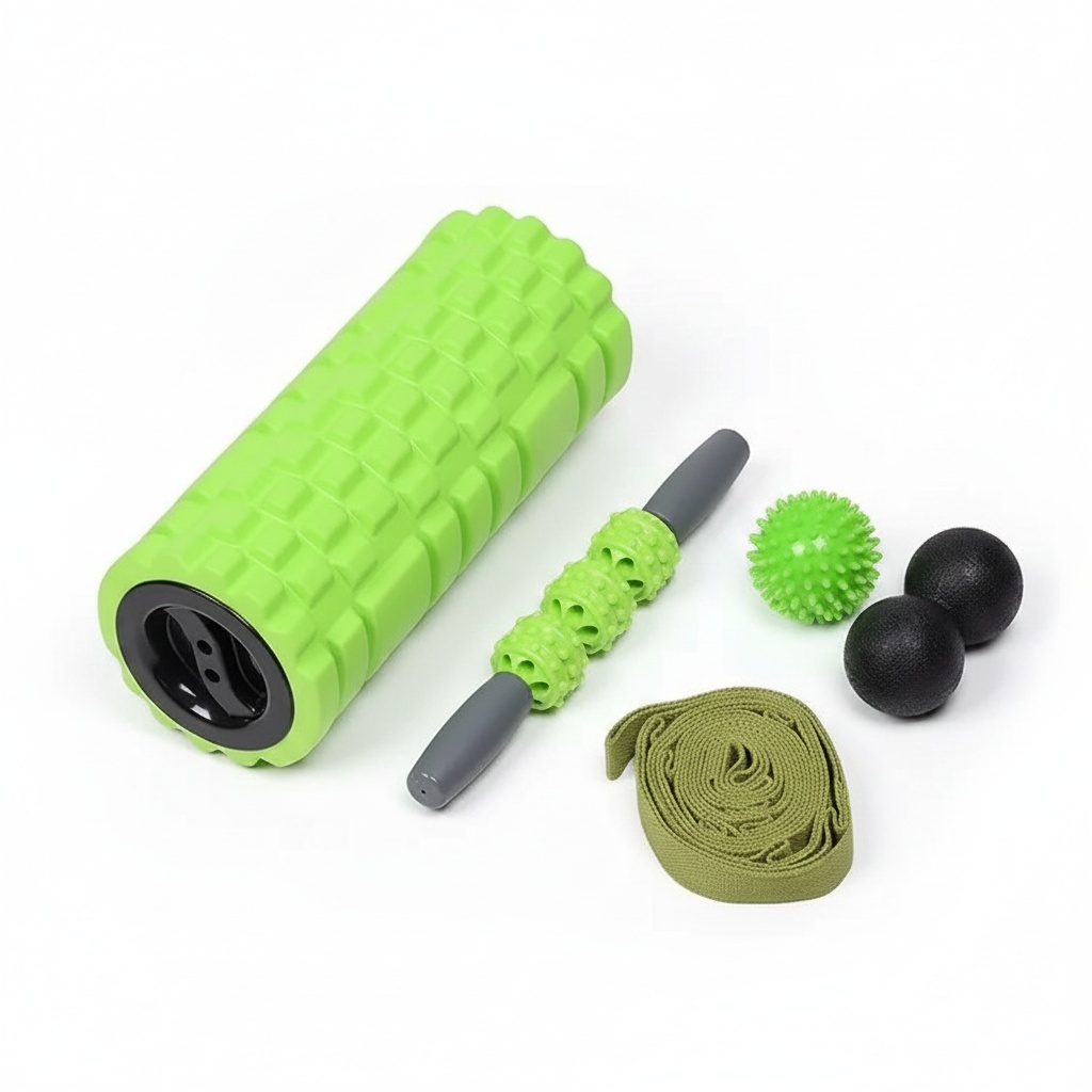 Home Gym Equipment Set - Ensemble de rouleaux en mousse 5-en-1,
