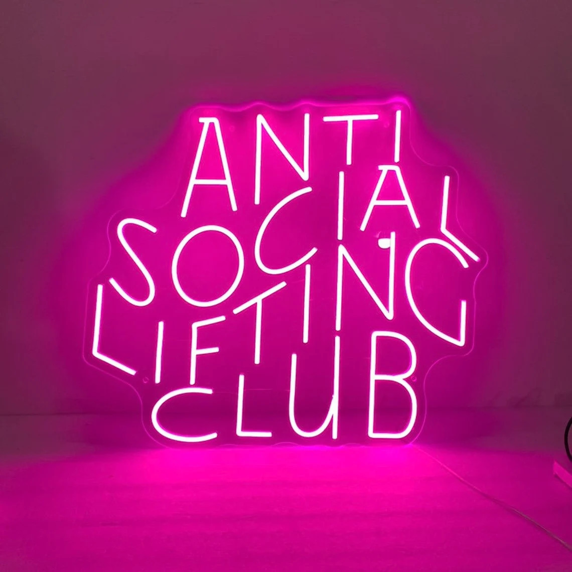 Home Gym Neon Sign - Enseigne au néon de club de