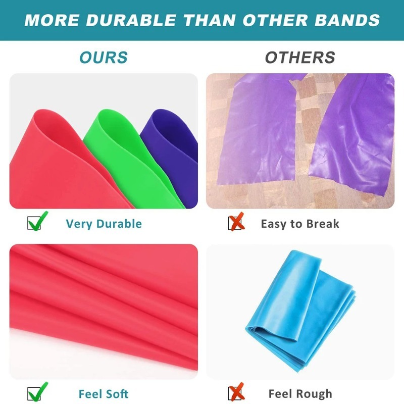 Bandes de résistance en latex  - Leg Home Gym Workout avis et prix