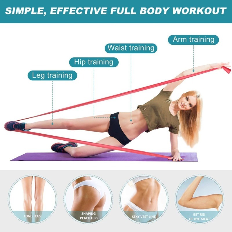 Bandes de résistance en latex  - Leg Home Gym Workout avis et prix