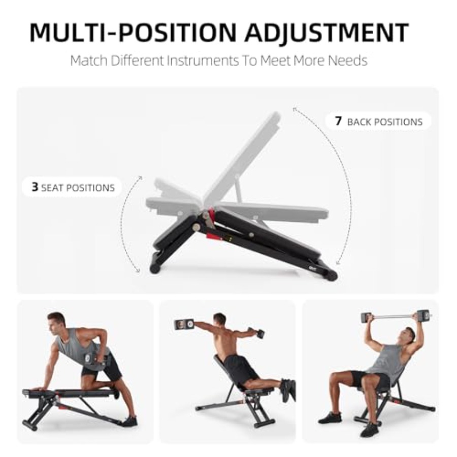 Banc de musculation réglable p - Leg Home Gym Workout avis et prix