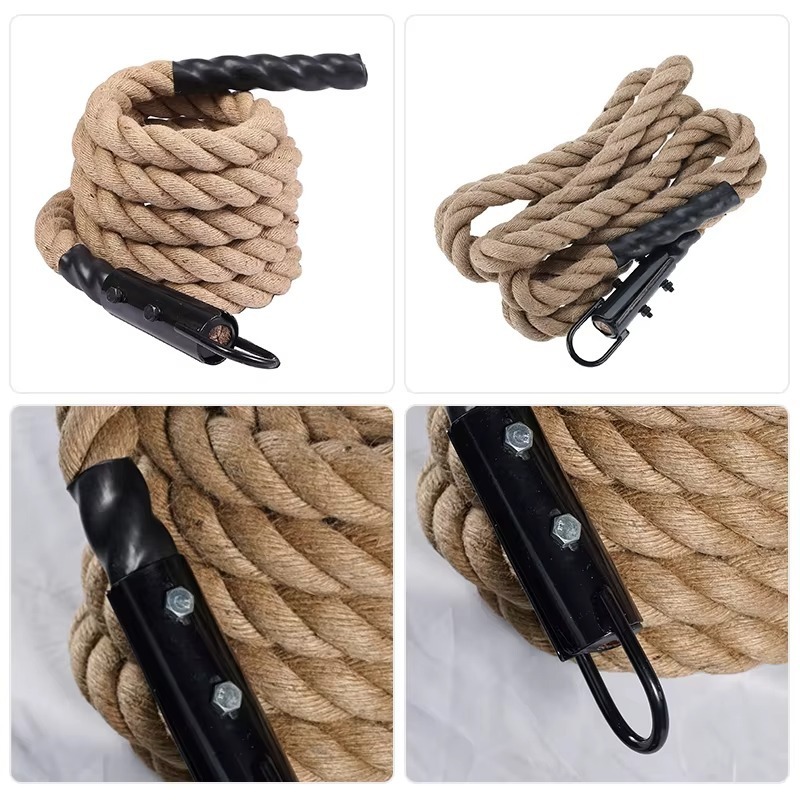 Corde de combat de 9 m avec cr - Leg Home Gym Workout avis et prix