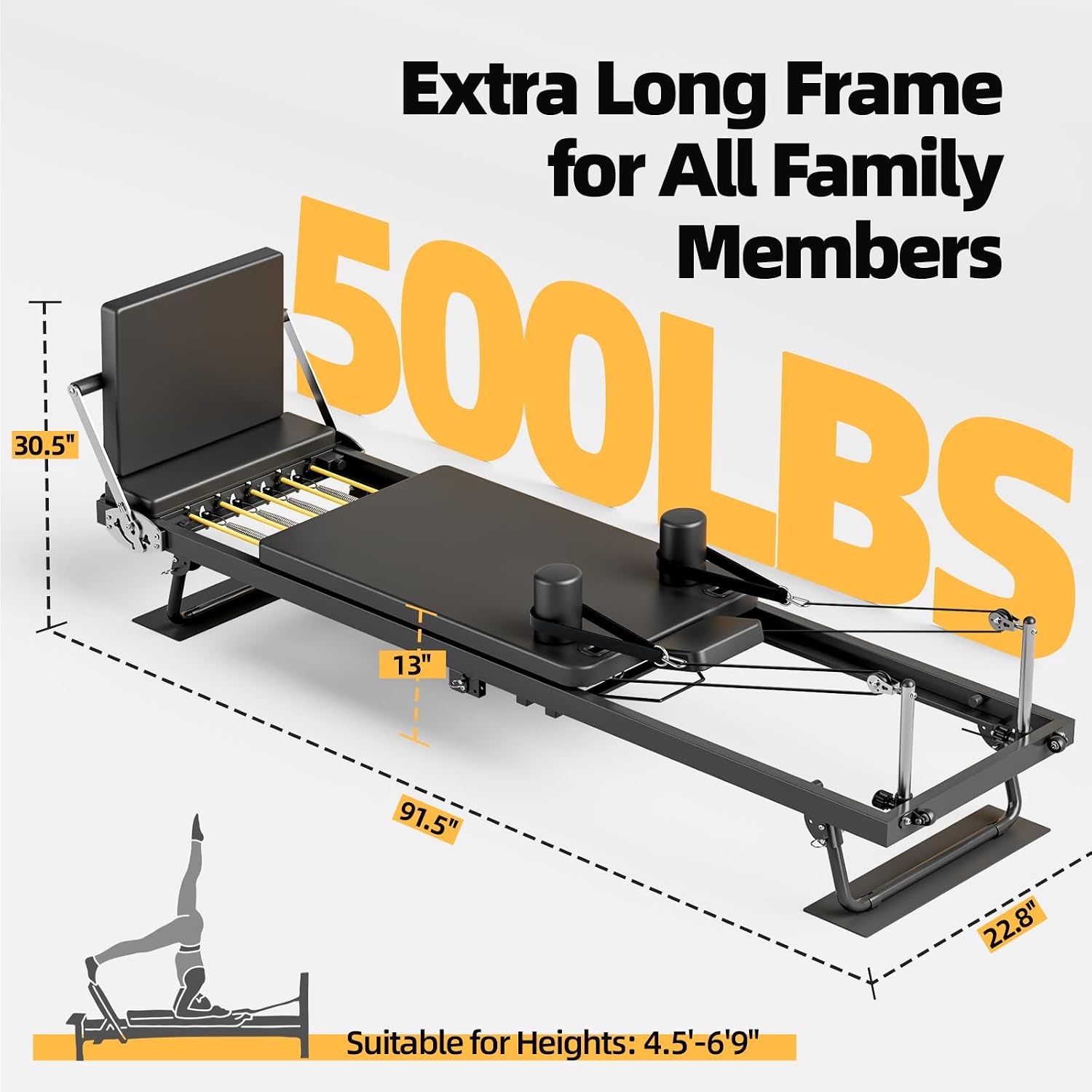 Machine de Pilates pliable, éq - Leg Home Gym Workout avis et prix